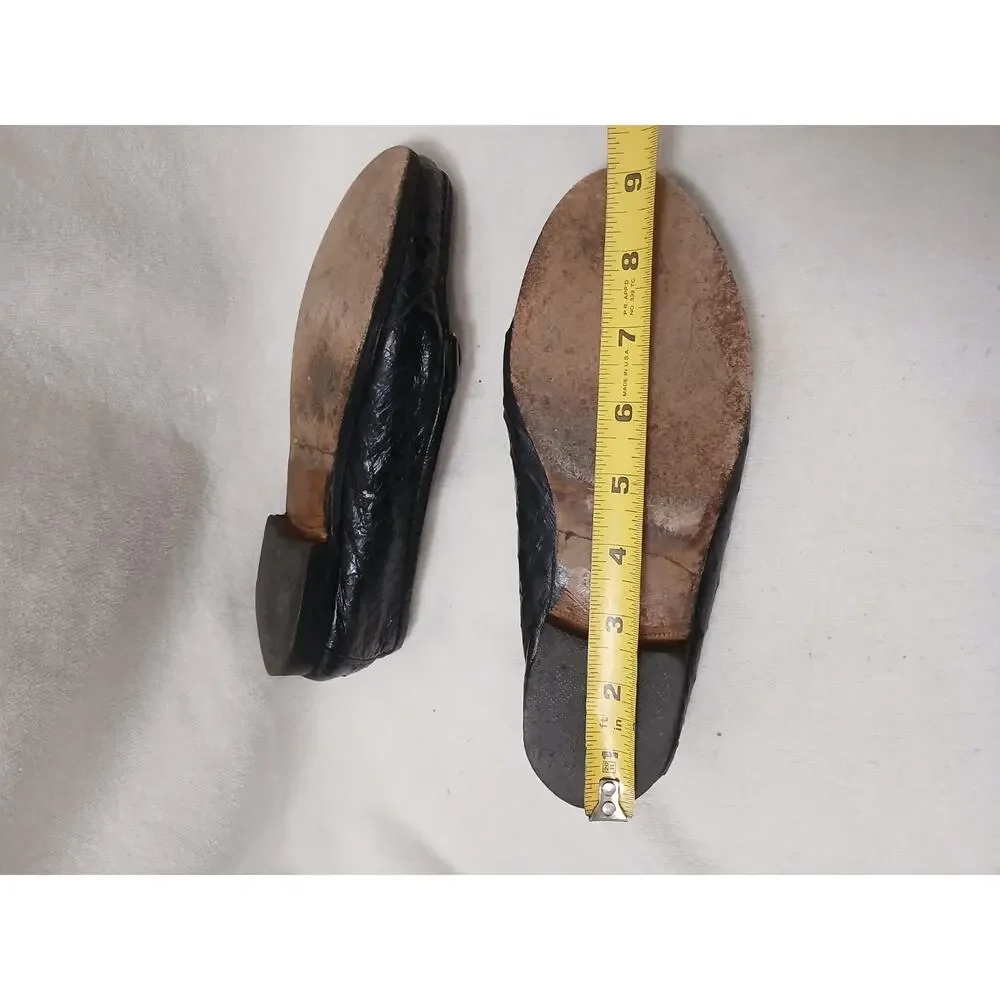 Gucci Horse Bit Loafers Flat‎ Shoes 36 Black Leather Equestrian Red Green Ribbon